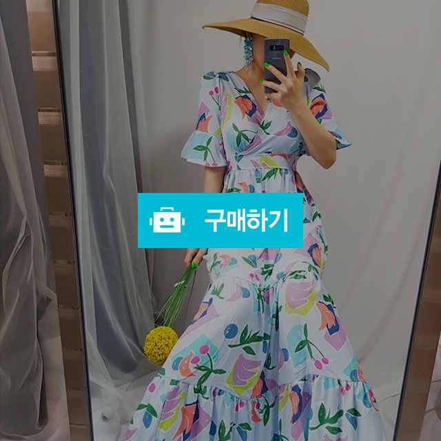 에스닉 플라워 쉬폰 맥시 랩 롱원피스  / 2915(입구싶오)님의 스토어 / 디비디비 / 구매하기 / 특가할인