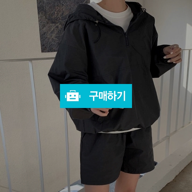 루즈핏 반집업 반바지 트레이닝 아노락 새트 / Wonlop원럽님의 스토어 / 디비디비 / 구매하기 / 특가할인