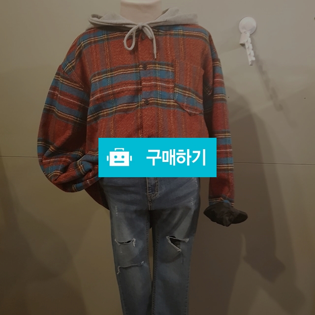 신상) 패딩 체크 셔츠 / 샾987 / 디비디비 / 구매하기 / 특가할인