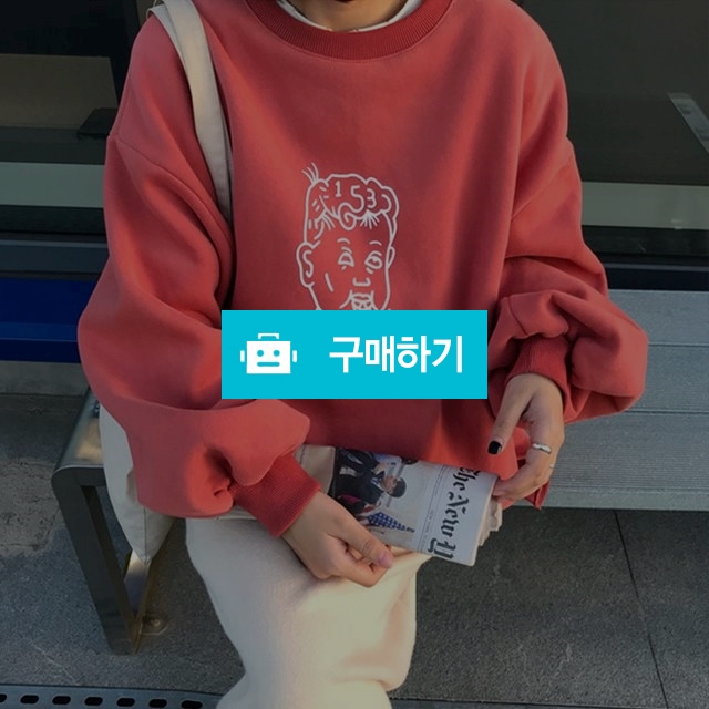 프린팅 오버핏 퍼프 맨투맨 / keemsoj님의 스토어 / 디비디비 / 구매하기 / 특가할인