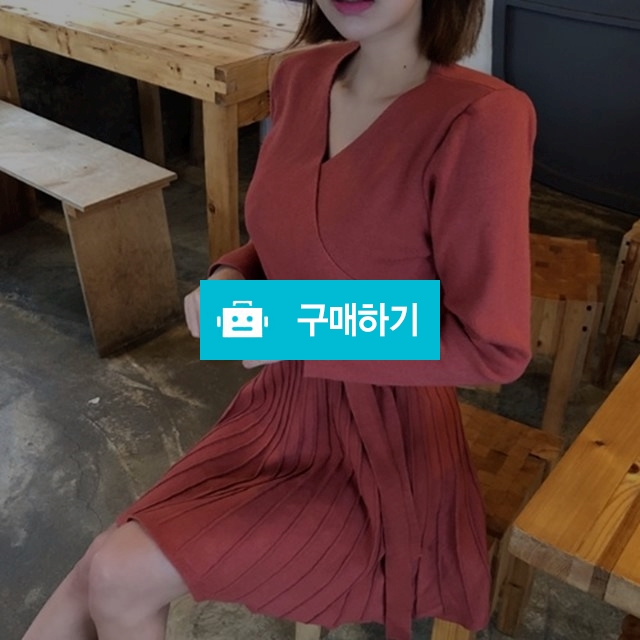 브이넥 랩 미니 프릴원피스(와인 블랙) / 만자린다님의 스토어 / 디비디비 / 구매하기 / 특가할인