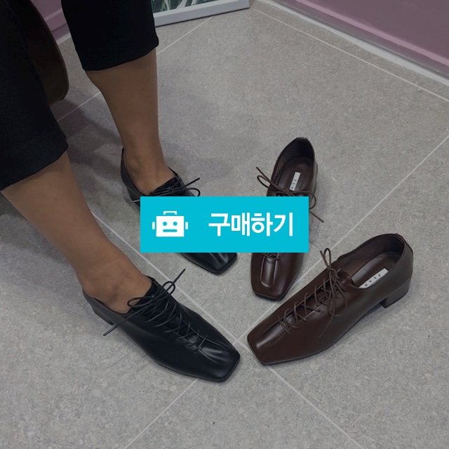 스퀘어 플랫 끈 로퍼 단화 / 내곁에만 / 디비디비 / 구매하기 / 특가할인
