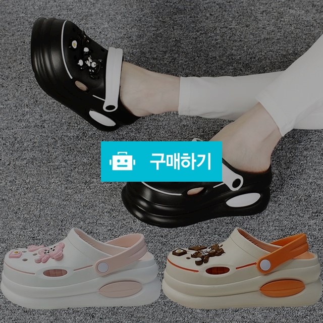 마리오탈라리코 장식패티 스트랩 통굽 키높이샌들 5cm굽 여성샌들 아쿠아슈즙 방수신발 / 마리오탈라리코님의 스토어 / 디비디비 / 구매하기 / 특가할인