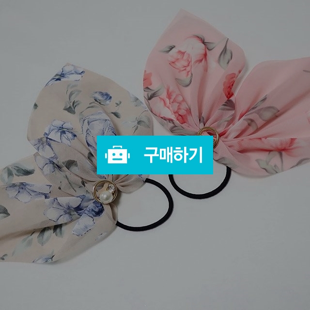 플라워 쉬폰 진주 머리끈 / 제이렌느님의 스토어 / 디비디비 / 구매하기 / 특가할인
