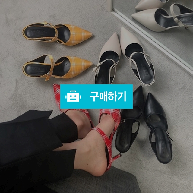 스틸레토 버클 블로퍼 힐 / 글로제이 / 디비디비 / 구매하기 / 특가할인