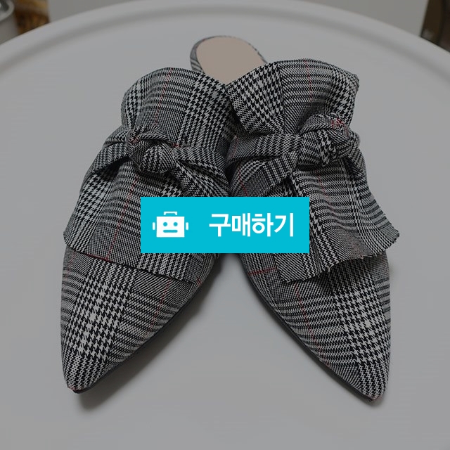 스틸레토 체크 리본 블로퍼 / 제이렌느님의 스토어 / 디비디비 / 구매하기 / 특가할인