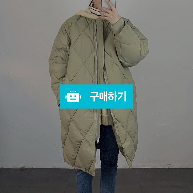 누빔 퀄팅 웰론 롱패딩 점퍼 / by ssom / 디비디비 / 구매하기 / 특가할인