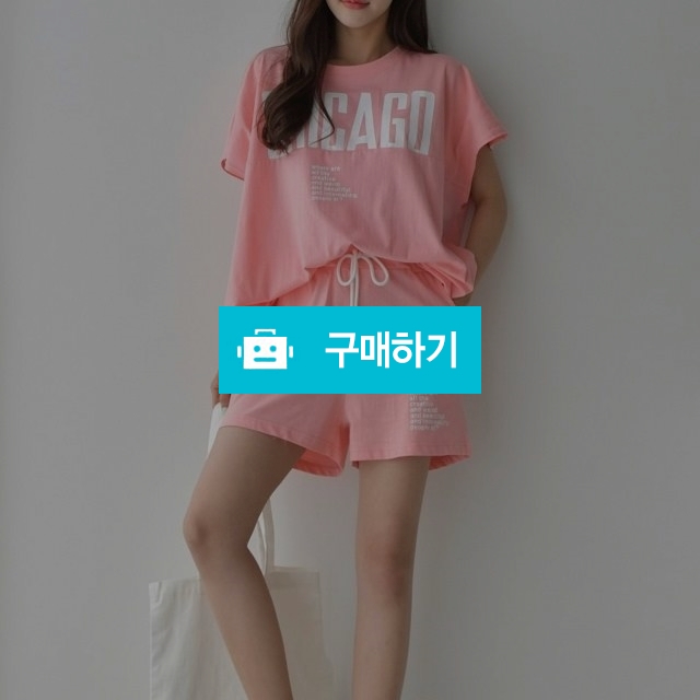 루즈핏 반팔 숏팬츠 트레이닝 투피스 / 순수야 / 디비디비 / 구매하기 / 특가할인