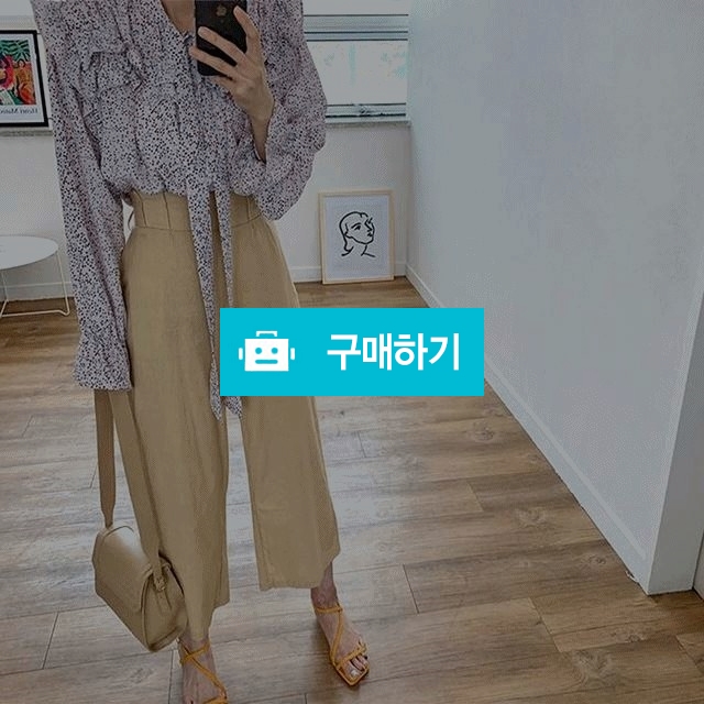 하이웨스트 9부 와이드 팬츠 / 모드페이지 / 디비디비 / 구매하기 / 특가할인