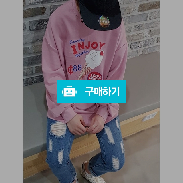 오버핏 프린팅 박스 맨투맨 / 일육오님의 스토어 / 디비디비 / 구매하기 / 특가할인