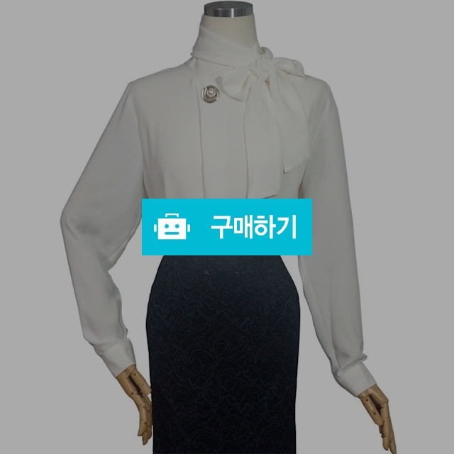 골드 버튼 반하이넥 리본 블라우스 / 오드리옷짱 / 디비디비 / 구매하기 / 특가할인