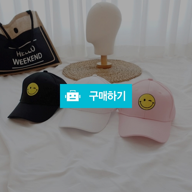 옐로우 스마일 로고 베이직 무지볼캡 / 레인핑크님의 스토어 / 디비디비 / 구매하기 / 특가할인