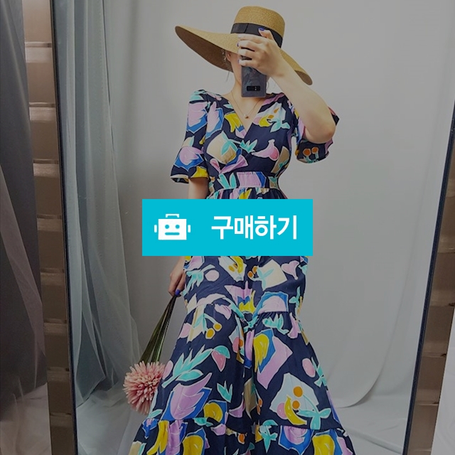 에스닉 플라워 쉬폰 맥시 랩 롱원피스 / 2915(입구싶오)님의 스토어 / 디비디비 / 구매하기 / 특가할인