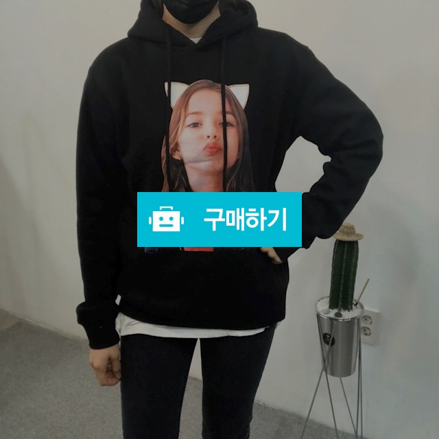 인물 프린팅 오버핏 기모 후드 / 김체리님의 스토어 / 디비디비 / 구매하기 / 특가할인