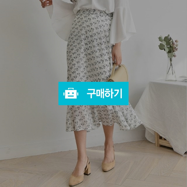 봄신상 플라워 쉬폰 허리밴딩 잔꽃 롱스커트 / 겟잇미 / 디비디비 / 구매하기 / 특가할인