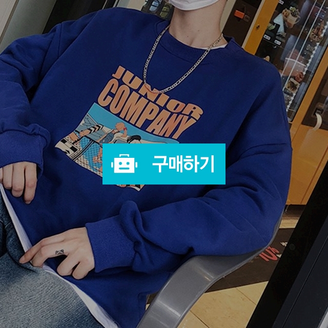 라운드 프린팅 오버핏 기본 맨투맨 / hcu9614님의 스토어 / 디비디비 / 구매하기 / 특가할인