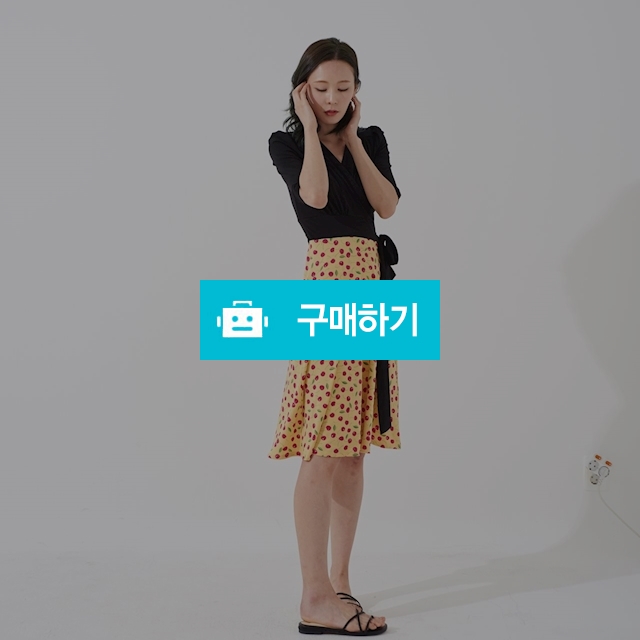 [BYSEOWOO] 체리야 콤보 미디 랩드레스 / 포틴데이즈 / 디비디비 / 구매하기 / 특가할인