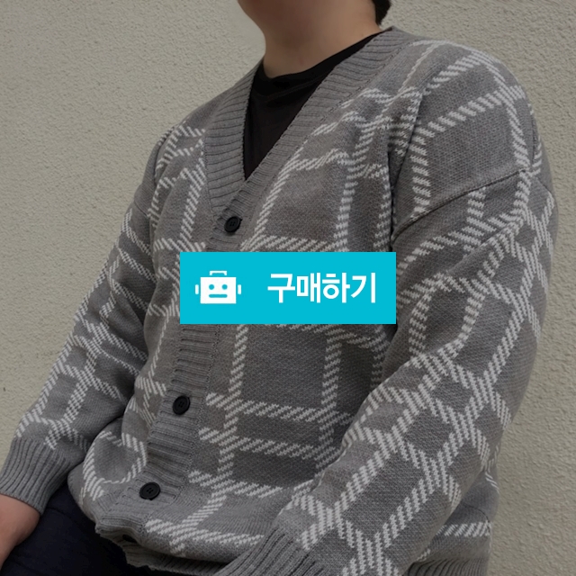 빅사이즈 남자 체크 가디건 (XL 2XL 3XL 4XL) / 발리엔티님의 스토어 / 디비디비 / 구매하기 / 특가할인
