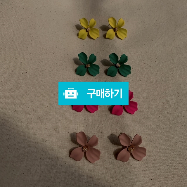 [ 티타늄 ] - 고무패킹 플라워 귀걸이 / Osring님의 스토어 / 디비디비 / 구매하기 / 특가할인
