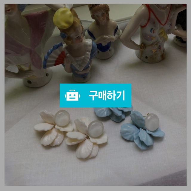 여름 꽃잎 귀걸이 (2컬러) / 올라썬 / 디비디비 / 구매하기 / 특가할인