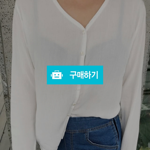 브이넥 여름 린넨 요루 긴팔 가디건 / 라비융 RaviYung / 디비디비 / 구매하기 / 특가할인