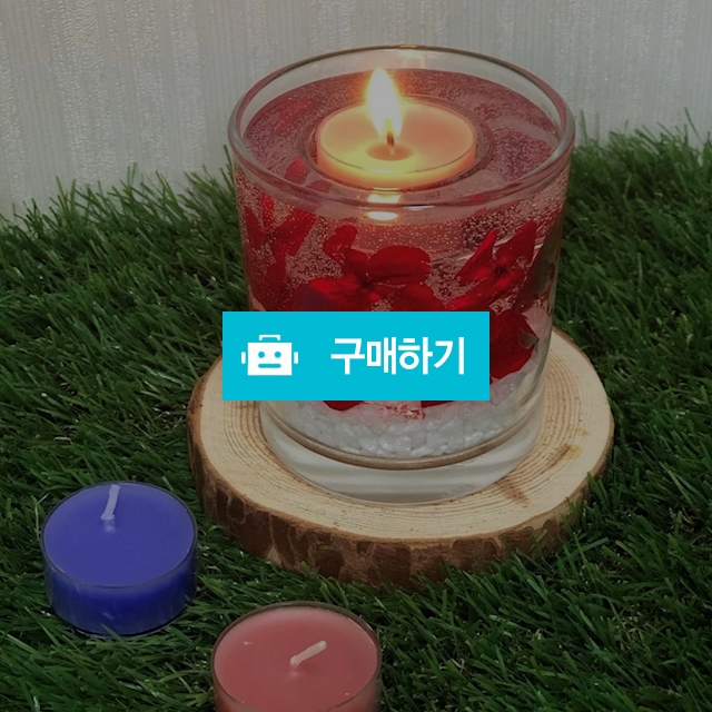 레드 수국 캔들 홀더 / 참새가꿀꿀님의 스토어 / 디비디비 / 구매하기 / 특가할인
