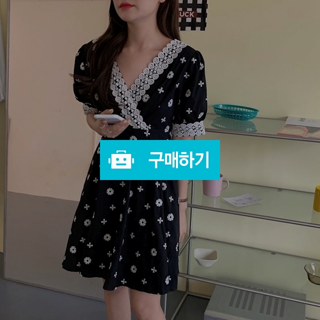 프리사이즈 브이넥 원피스 / 모던나 / 디비디비 / 구매하기 / 특가할인