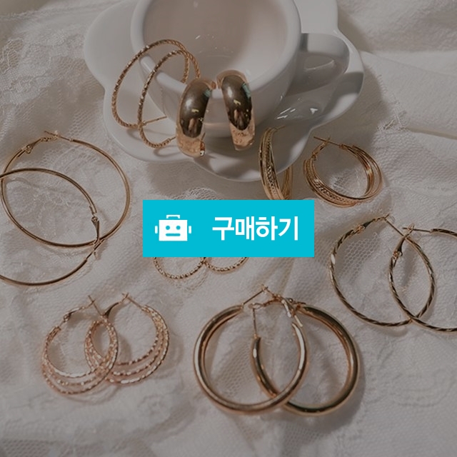 데일리 원터치 골드 링귀걸이 / OLAVIGNE 오라빈느 / 디비디비 / 구매하기 / 특가할인
