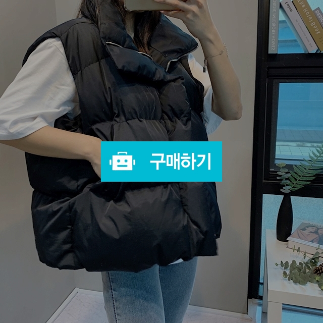 오버핏 패딩조끼 / 라라샵 / 디비디비 / 구매하기 / 특가할인