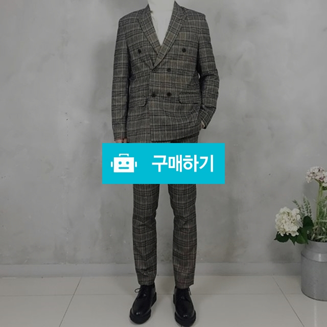 모스트체크수트 브라운(자켓/슬랙스) / 더블에프님의 스토어 / 디비디비 / 구매하기 / 특가할인