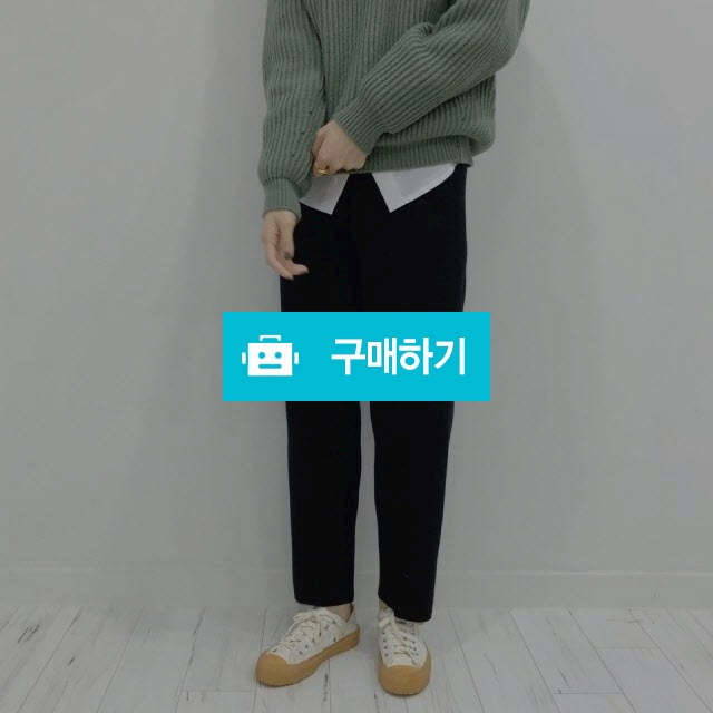 ​ 밴딩 니트 와이드 슬랙스 팬츠 / 쏘울미의 톡톡 스타일 / 디비디비 / 구매하기 / 특가할인
