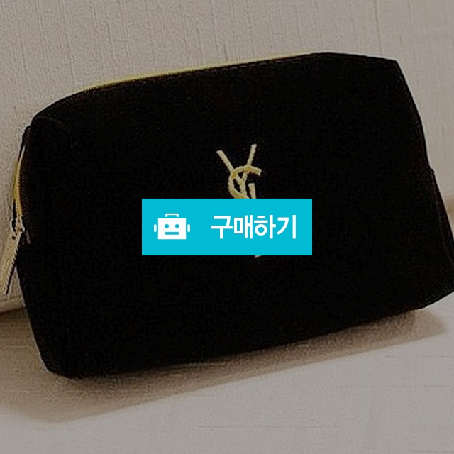 입생로랑 골드자수 벨벳파우치 / 노벨티샵 / 디비디비 / 구매하기 / 특가할인