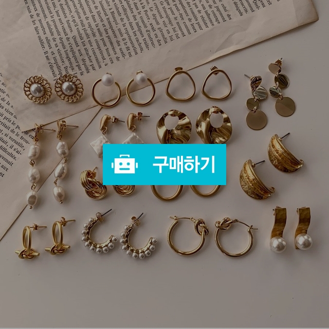 포인트 빈티지 데일리 귀걸이 16종 / 뷰랩 스토어 / 디비디비 / 구매하기 / 특가할인