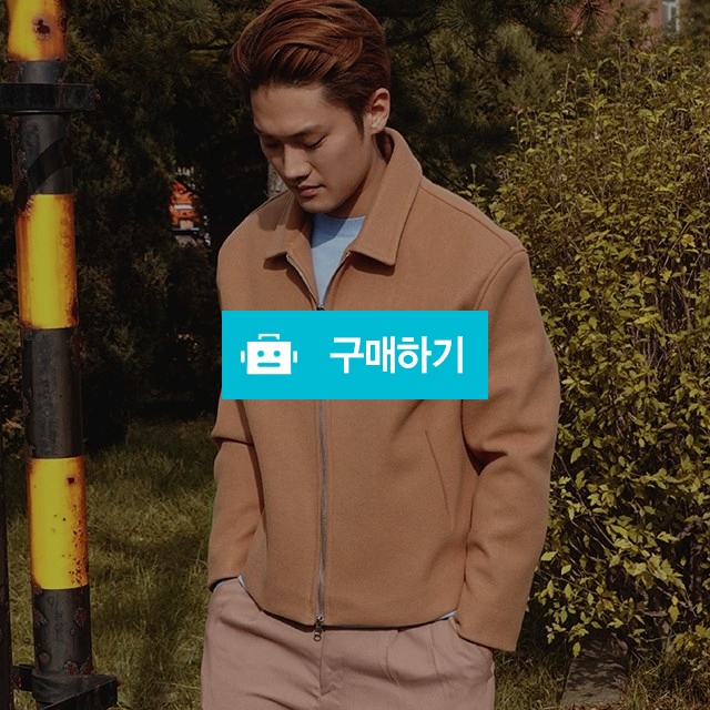 남자 가을 겨울 미니멀 베이직 캐쥬얼 모직 블루종 자켓 / 산타마르크님의 스토어 / 디비디비 / 구매하기 / 특가할인