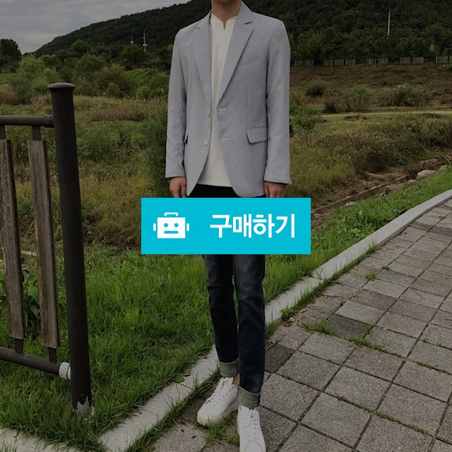 남성 네이비 스트라이프 싱글 블레이저 / 애프터제이님의 스토어 / 디비디비 / 구매하기 / 특가할인