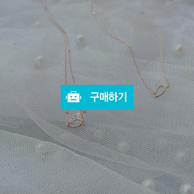 큐빅 라인 하트 목걸이 / 미니으니의 마녀서랍 / 디비디비 / 구매하기 / 특가할인