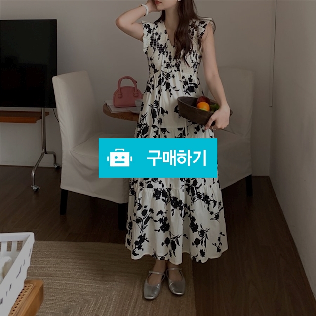 플라워원피스 60010978 / 여성쇼핑몰 이즈굿 / 디비디비 / 구매하기 / 특가할인