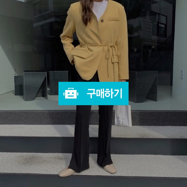 하이웨스트 슬림핏 부츠컷 트임 슬랙스 / Wonlop원럽님의 스토어 / 디비디비 / 구매하기 / 특가할인