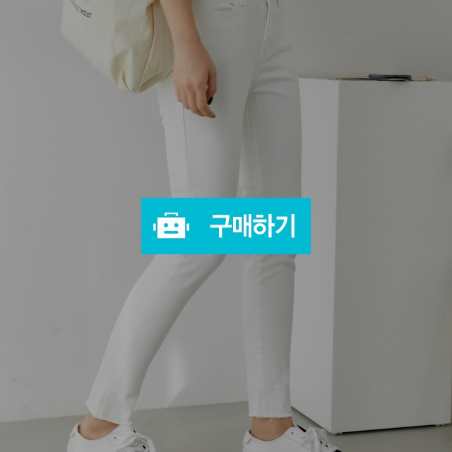 일자핏 컷팅 스판 코튼 스키니진 / 라니스타일 / 디비디비 / 구매하기 / 특가할인