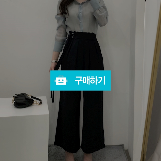 하이웨스트 일자 벨트 와이드 슬랙스 / 럽엔 / 디비디비 / 구매하기 / 특가할인