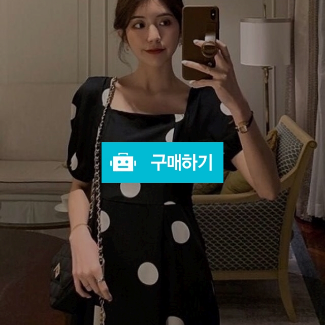 챠밍 도트 반팔 롱원피스 / 장위동홍당무님의 스토어 / 디비디비 / 구매하기 / 특가할인