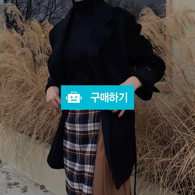 울 핸드메이드 벨티드 하프 코트 / 라움하제 / 디비디비 / 구매하기 / 특가할인