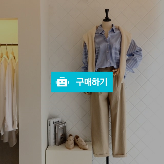 포인트 스트라이프 블라우스 셔츠 / 마루언니님의 스토어 / 디비디비 / 구매하기 / 특가할인