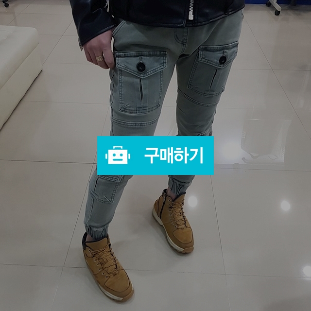 남자 밴딩 스판 데님 카고 조거팬츠 빅사이즈 / 드림스타일님의 스토어 / 디비디비 / 구매하기 / 특가할인
