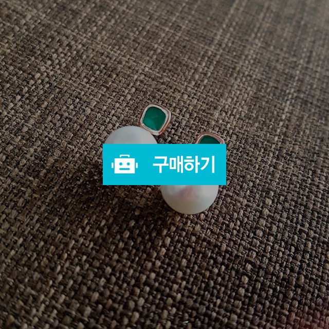 그린오닉스 담수진주 천연석 귀걸이  / 쫑실버 / 디비디비 / 구매하기 / 특가할인