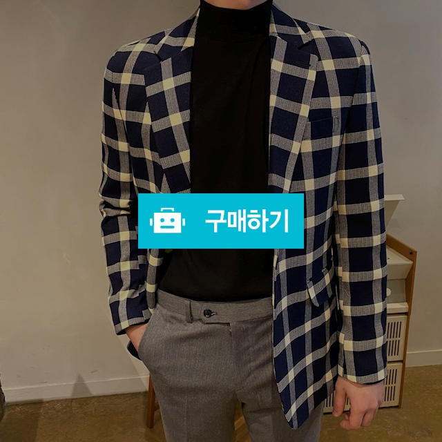 트위드 타단 재킷 처크 싱글 블레이져 (네이비) / 옴므오브제 스토어 / 디비디비 / 구매하기 / 특가할인