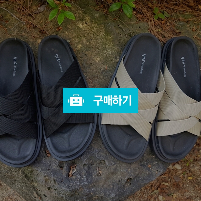 가죽 끈 슬리퍼 남녀공용 2color / 마쓰 / 디비디비 / 구매하기 / 특가할인