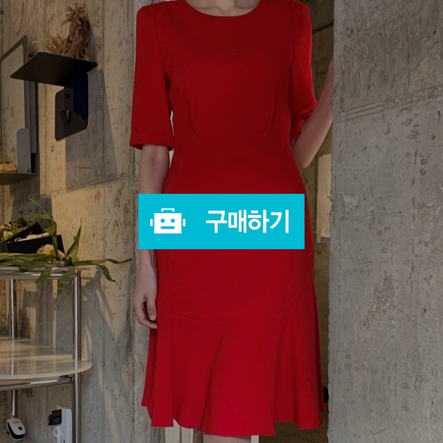 라운드넥 반팔 머메이드 미디원피스 / 몽아미 / 디비디비 / 구매하기 / 특가할인