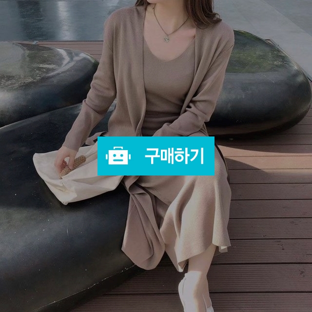 봄신상 [나시가디건세트] 원피스 봄코디 데이트룩 데일리룩 여자데일리룩 / 특공대언니n루피옴므 / 디비디비 / 구매하기 / 특가할인