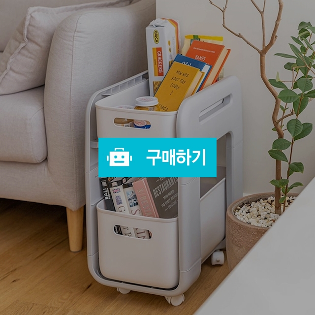미니 2단 트롤리 생필품 침대 옆 수납 진열 정리 간편한 사용 / 댕유마켓님의 스토어 / 디비디비 / 구매하기 / 특가할인